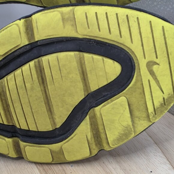 Mens Size 9 -Nike Air Max 270 Platinum Tint Volt White Grey  - CJ0550-001 RARE - Picture 10 of 14